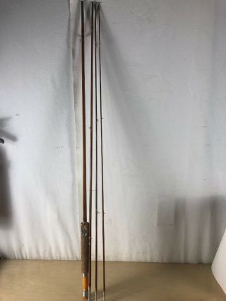 Vintage Bamboo Fly Fishing Rod South Bend 59 - 9 