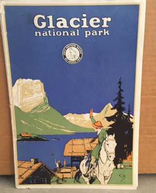 Vtg 1930’s Great Northern Railway Glacier National Park Tourist Guide