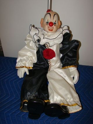 Vintage Porcelain Clown Doll 24 " Bozo