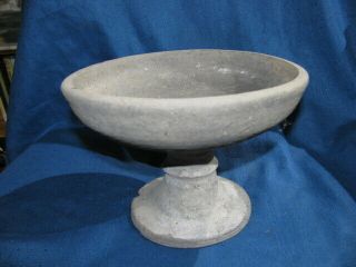 Ancient Warring States Period Chinese High Foot Pottery Bowl