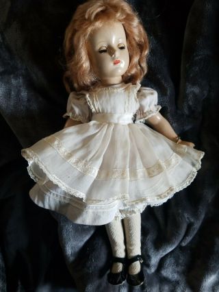 Madame Alexander 14” “alice In Wonderland” Doll 1947,  Orig Dress,
