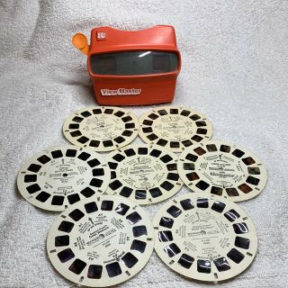 Vintage Red View - Master 3d Viewer With 8 Reels