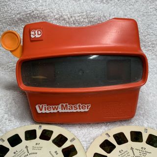 Vintage Red View - Master 3D Viewer With 8 Reels 3