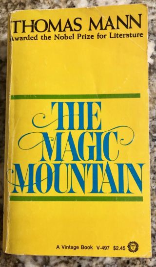 The Magic Mountain By Thomas Mann (1969 Paperback)