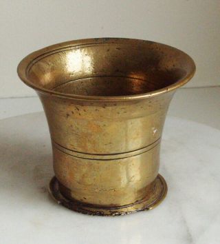 Vintage Brass / Bell Metal Mortar / Bowl - Heavy Piece