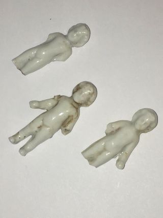 Carson Set Of 3 Vintage Victorian Frozen Charlotte Charle Penny Doll Germa