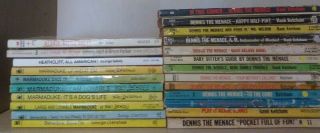 23 Vintage Paperback Comic Book Dennis Ketcham Marmaduke Anderson Wizard Id Hart