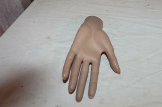 Vintage Mannequin Female Left Hand with painted nails 3