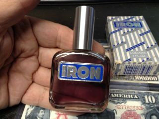 Vintage Iron Cologne By Coty In The Box 1 Oz.  618 Full Bottle