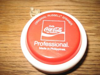 Vintage Russell Spinner Coca - Cola - - Yoyo - 1980´s.