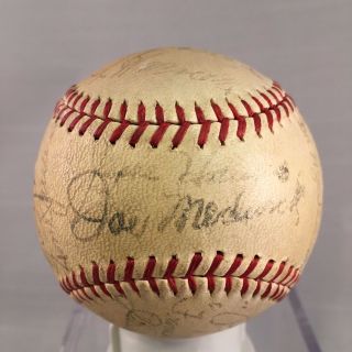 Rare 1937 St.  Louis Cardinals Team Signed Autographed Baseball Jsa