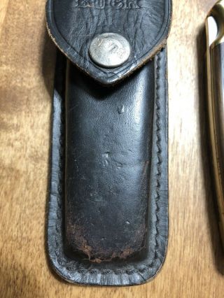 Vintage Buck 110 USA Folding Lock Blade Pocket Knife 3