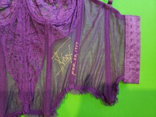 Wwe Superstar Ivory Match Worn And Signed Lingerie.  1 Of A Kind.  Look
