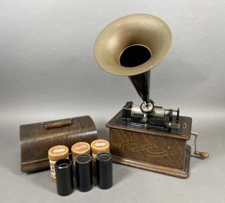 Antique Edison Standard Phonograph With Model C Reproducer Usa