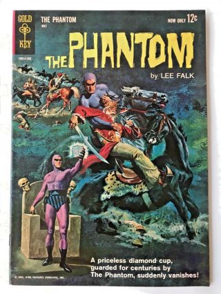 1963 Vintage The Phantom 3 Silver Age Gold Key Colour Comics Mid - High Lee Falk