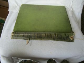 Circa 1880 Antique Victorian Trade Card Album with 63 Trade Cards plus others 2