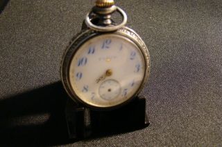 Antique Elgin Natl Watch Co.  Sterling Pocket Watch 12707028