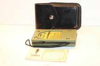 Vintage Garrett Electronics Pocket Scanner Personal Checkmate Metal Detecting