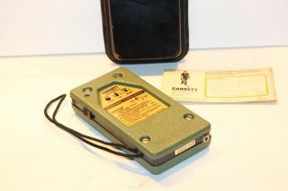 Vintage Garrett Electronics Pocket Scanner Personal Checkmate Metal Detecting 2