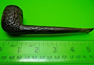 Old Vintage Repaired Dunhill White Spot 5 3/8 " Briar Straight Stem Estate Pipe
