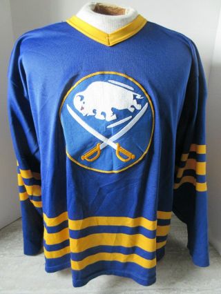 Vintage Buffalo Sabres Ccm Hockey Jersey Size Large