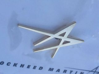 Lockheed Martin Employee Given Gold Plated Star Lapel Pin W/case Nos