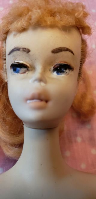 Vintage 1960 3 Blonde Ponytail Barbie Doll For Joanne Only