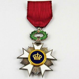 Vintage Wwii Belgium Order Of The Crown Knight 