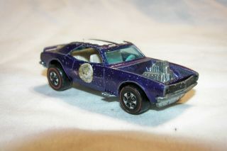 Vintage Purple Heavy Chevy White Interior Redline Hot Wheels