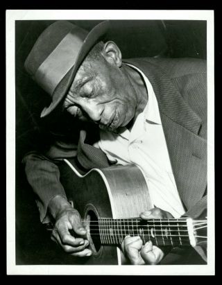 Vintage Blues Guitar Studio Photo 1950s Mississippi John Hurt