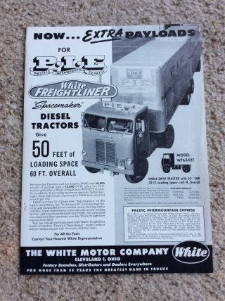 1950s White Heavy - Duty Truck Sales Handout.