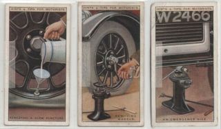 Auto Care 1920s Tube Tires Wheel Removal Car Jack C90 Y/o Trade Ad Cards 6