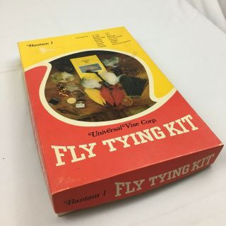 Fly Tying Kit Universal Vise Corp Vintage Bantam 1 Fly Tying Kit With