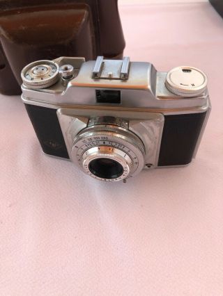 German Agfa Vintage Camera Compur - Rapid Silette Apotar F/1:3.  5:45 Film 50s
