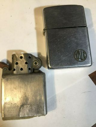 Vintage Zippo Lighter Yale Padlock Keys Pat 2517191 All