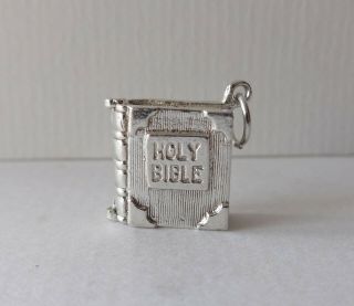 09 VINTAGE SILVER CHARM BIBLE WITH 23rd PSALM 2
