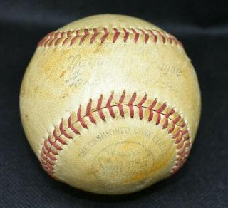 L5043 Vintage Spalding Official National League Baseball Ford Frick Pres 1934 - 51