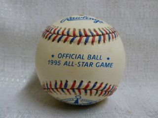 President of the USA Donald Trump Signed 1995 All Star Game Baseball JSA Z08507 2