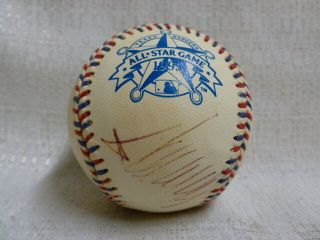 President of the USA Donald Trump Signed 1995 All Star Game Baseball JSA Z08507 3
