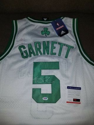 Kevin Garnett Signed Celtics Adidas Swingman Jersey (psa/dna Authenticated)