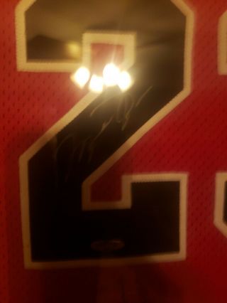Michael Jordan 1997 Upper Deck Autographed Chicago Bulls Authentic Finals Jersey 2