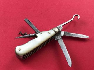 Antique Miniature 6 - Blade Knife By Henry Hobson & Joseph Rodgers