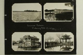 Vintage Scrapbook Travel Photos 1930 SS Canadian Empress Shanghai Peking Temples 3