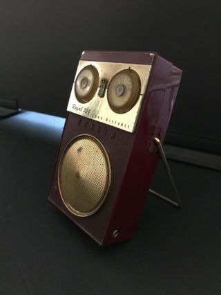 Vintage Zenith Royal 500 Owl Eyes Transistor Radio Restoration