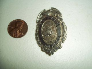 Vintage Obsolete Jacobus Fire Department Fire Police York County Pa Badge