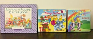 U Get All 3 X Abc Bananas In Pyjamas Colours Things To Do Vintage Playtime Book