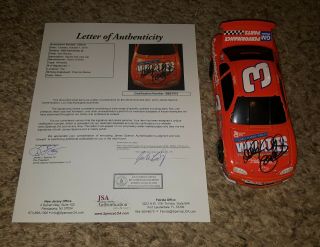 Dale Earnhardt Sr 1997 Action Diecast 1:24 Wheaties Car Signed Autograph Jsa