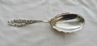 Gorham Sterling Silver Serving Spoon Luxembourg Pattern 9 "