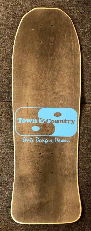 Vintage Skateboard Deck - (town & Country) 1980’s