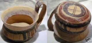 Quality Ancient Greek Daunian Pottery Kyathos 5th Century Bc